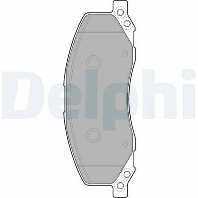 Sada brzdových platničiek kotúčovej brzdy DELPHI LP2082