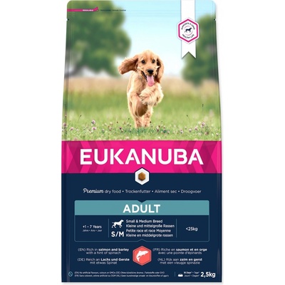 Eukanuba Adult Small & Medium Breed Salmon 12 kg