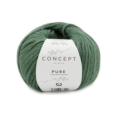 PURE Katia Farby PURE: 80 fľašková zelená