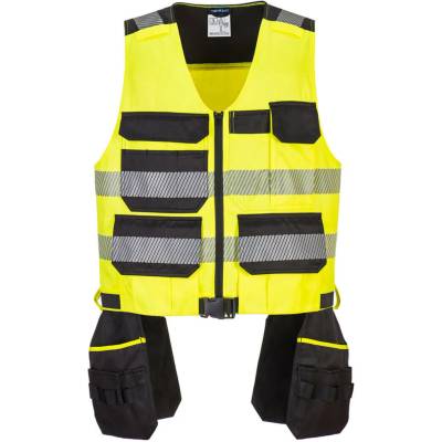 Portwest vesta PW3 triedy 1 žltá/čierna