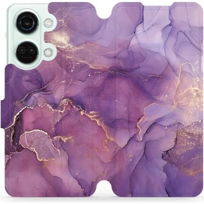 Mobiwear Flip OnePlus Nord 3 5G VP20S Fialový mramor