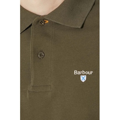 Barbour тениска с яка мъжка от памук (MML0012)