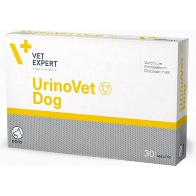VetExpert UrinoVet Dog - хранителна добавка за кучета, срещу инфекции на долните пикочни пътища - остри, хронични и рецидивиращи, 30 таблетки, Vet Expert - Полша
