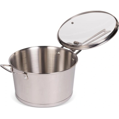 Lamart nerezový kastról s pokrievkou Conic 24 cm, 5,6 l