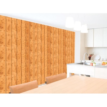 DIMEX ART s. r. o Луксозна флизелинова тапета кафяви вертикални летви