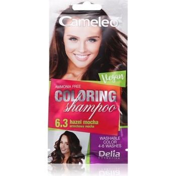 Delia Cosmetics Cameleo Coloring Shampoo tónovací šampon na vlasy odstín 6.3 Hazel Mocha 40 ml