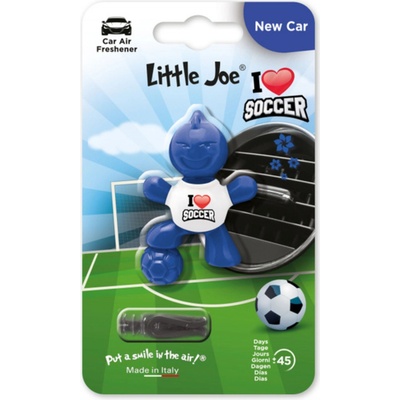 Little Joe I love Soccer New Car modrý