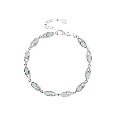 Nubis stříbrný s opálem NB-1089-OP17