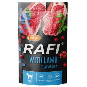 RAFI Pouch Lamb пауч за кучета от всички породи с агне - 5кг