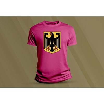 Sandratex dětské bavlněné tričko Státní znak Německa. fuchsia