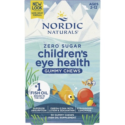 Nordic Naturals Children's Eye Health, 30 gumových bonbónů
