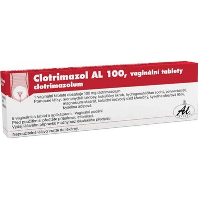 Clotrimazol AL 100 tbl.vag.6 x 100 mg