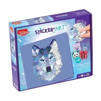 Maped Sticking by numbers Sticker Art CREATIV