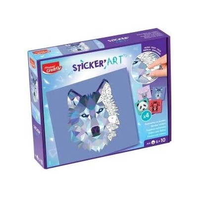 Maped Sticking by numbers Sticker Art CREATIV