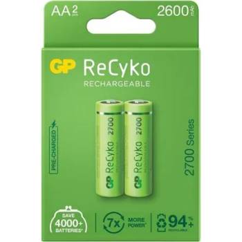 GP Batteries Акумулаторна Батерия GP R6 AA 2700mAh NiMH 2 бр. 270AAHCE-EB2 GP (GP-BR-270AAHCE-EB2)