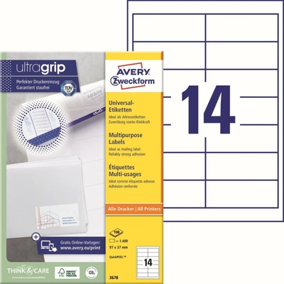 Avery Zweckform 3678 100 listů A4