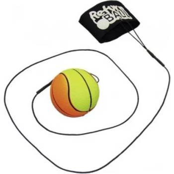 Image 1 of NOBBY Топка с гумена лента за ръка ф 6, 3 см / 110 см оранжево / жълто nobby Германия 67245