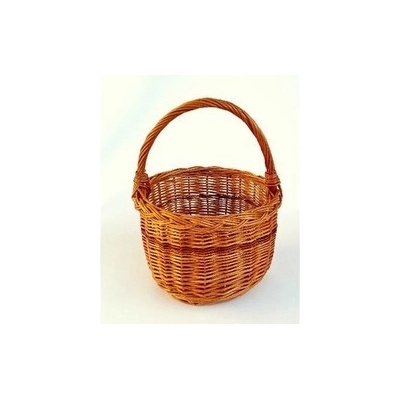 košík nákupní kulatý BOLERO plné pr.29x34cm, lak., NOVÝ