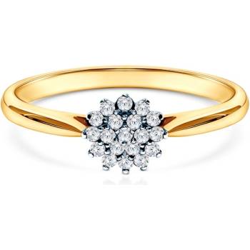 SAVICKI Годежен пръстен Savicki: двуцветно злато, диамант