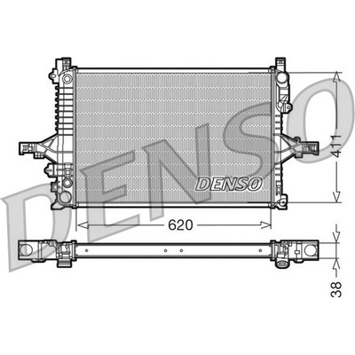 Chladič, chlazení motoru DENSO DRM33066