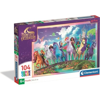 Clementoni - Puzzle Unicorn Academy - 100 piese