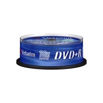 Image 1 of Verbatim DVD+R 4.7GB 16х cake 25бр