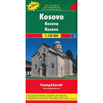 mapa Kosovo 1:150 t.