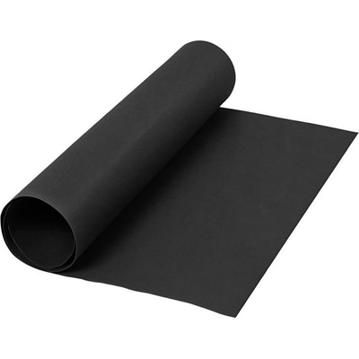 Creativ Company Papír se vzhledem kůže černý 50 × 100 cm