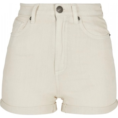 Urban Classics ladies 5 pocket shorts whitesand