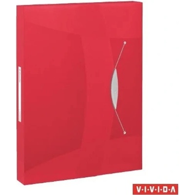 ESSELTE Doska s gumičkou 40 mm A4 červená