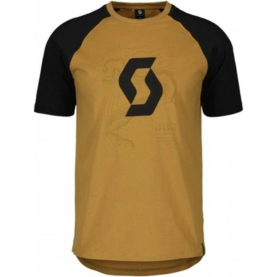 Scott Tee M's Icon Raglan SS siltbeige/black