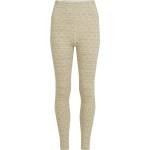 Icebreaker Дамско мериносово термобельо Icebreaker Women's Merino 260 Oasis Leggings Alpine Geo Merino base layer - Undyed / Cumin / J (115-2830-0213)
