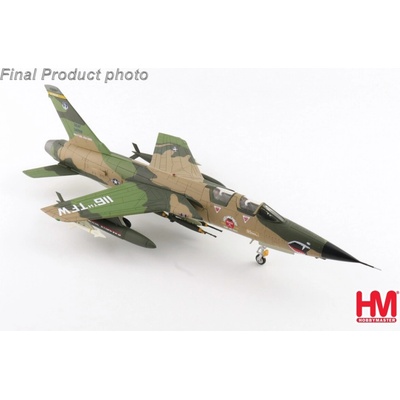 Hobby Master F-105F Thunderchief USAF 116th TFW 128th TFS GA ANG #63-8299 Peach 91 Dobbins AFB GA F-105 Retirement May 24th 1983 1:72