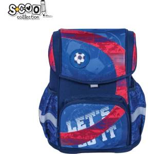 S-Cool Ученическа анатомична раница scool premium lets do it
