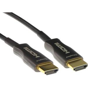 ACT HDMI v2.0 активен оптичен кабел HDMI-A мъжки - HDMI-A мъжки, 10 м, черен AK4117 (AK4117)