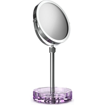 Decor Walther Козметично огледалце Kristall с лилава основа хром (0941780)