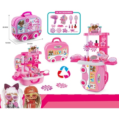 Armtoys ДЕТСКА ТОАЛЕТКА-КУФАР НА КОЛЕЛЦА