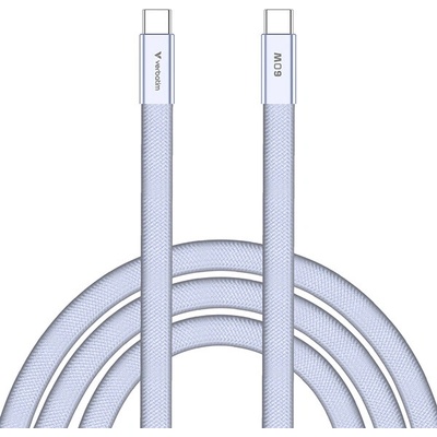 Verbatim 30275 USB-C SoftTouch USB C samec - USB C samec 60W 1,2m fialový