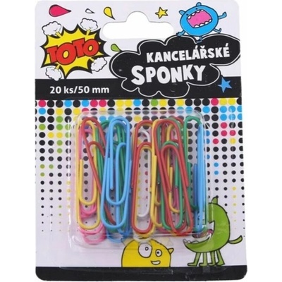 Toto Kancelárske sponky 50mm 20ks