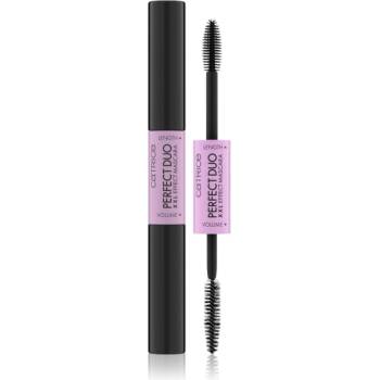 Catrice Perfect Duo XXL Effect спирала за обем и удължаване на мигли 2 в 1 цвят Black 8ml