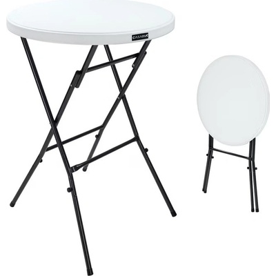 FurniGO Skládací Ø72 cm - bílý – Zboží Dáma