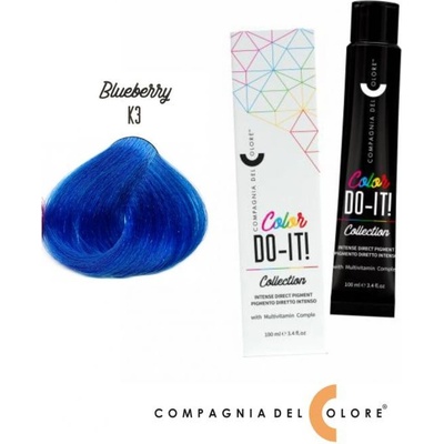 Compagnia Del Colore Kalei Barva na vlasy BLUEBERRY 100 ml