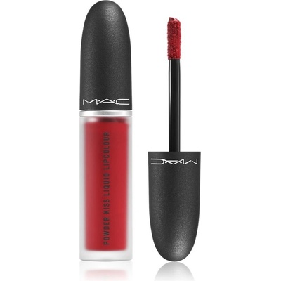 MAC Cosmetics Powder Kiss Liquid Lipcolour matná tekutá rtěnka Haute Pants 5 ml