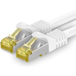 1aTTack. de Cat. 7 network cable 30m white 1 piece Cat7 Ethernet cable network LAN cable raw cable 10 Gb s SFTP PIMF LSZH set patch cable with Rj 45 plug Cat. 6a - 4251073615189