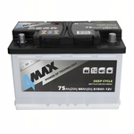 4MAX Deep Cycle 75Ah right+ (BAT75/510R/DC/4MAX)