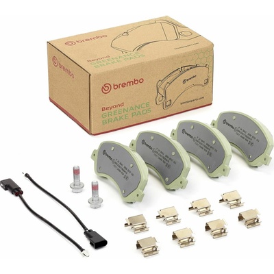 BREMBO Sada brzdových platničiek kotúčovej brzdy P 24 064G