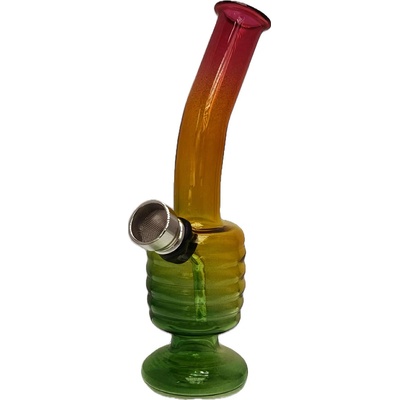 WeedShop Skleněný mini bong Rasta 16 cm Rasta 7