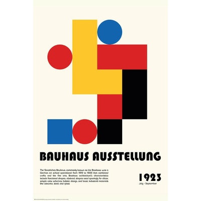 Plagát, Obraz - Bauhaus Exhibition, 61 × 91.5 cm