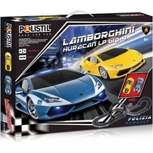 Polistil autodráha 1:43 policie Lamborghini Huracán 5,22 m