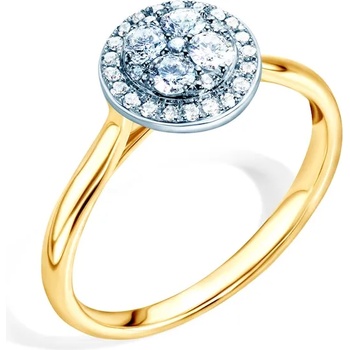 Image 1 of SAVICKI Годежен пръстен Savicki: двуцветно злато, диаманти